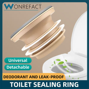 Toilet Flange Seal Ring Odor Leakage Protection Silicone Toilet Seal Ring Universal Toilet Seal Kit Quick Installation