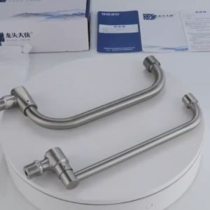 Single Cold Stainless Steel Kitchen Wall Mounted 360° Rotating Water Tap Lengthen Mop Pool Faucet