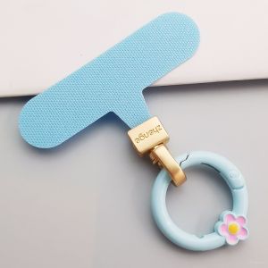 ZHENGEGE | Durable Rotate Clip No Charging Interference Phone Lanyard Metal Hook Linking Bracelet Chain