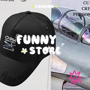 DINGSHA | Fighter Jet Military Fan Sun Protection Cap
