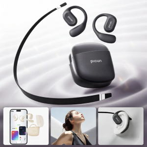 PICUN | Open-Ear Air Bone Conduction Wireless Bluetooth Earphones