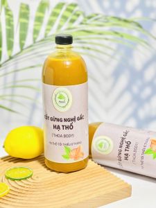 Cốt Gừng Hạ Thổ Mamaco - Cốt Gừng Nghệ Hạt Gấc Làm Mờ Các Vết Thâm Sạm Sau Sinh Ở Bụng Nách Toàn Thân