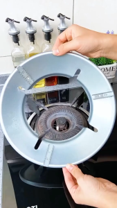 Vòng chắn gió bếp gas giúp ngọn lửa tập trung và ổn định