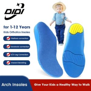 DIDI 1 Pair Kids Children Orthotics Insoles Correction foot Care for Kid Flat Foot Arch Support Orthopedic Insole Soles Sport Shoes pads
