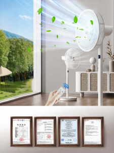 Powerful Cooling Floor Fan Quiet Home Bedroom Desk Top Fan Strong Wind Large Wind NOCCLILI Electric Fan with Timer And Sleep Mode