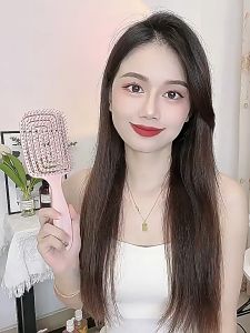 Lược chải tóc tạo kiểu dẻo thiết kế vòng cung làm xoăn phồng chân tóc dễ dàng bọc đầu massage gỡ rối TY451