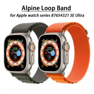 Alpine Loop Strap For Apple Watch 10 Ultra 2 band 49mm 46mm 45mm 41mm 44mm 40mm 42mm 38mm original bracelet for iWatch series Ultra 10 9 8 SE2 7 6 5 4 3 case