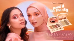 Wardah Colorfit Quad Eye Palette - Eyeshadow 4 in 1 Eye Shadow Intense - Pigmented - Blendable