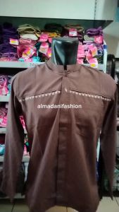 SEPLY KASEO 166 BLACKPLUM BAJU KOKO DEWASA LENGAN PANJANG TERBARU