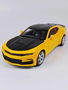 MAKEDA | 1:18 Camaro 530Li Model Toy Diecast Alloy Car Four Wheel Shock Absorption Doors Opened Front Wheel Steering Vehices Friend Gifts