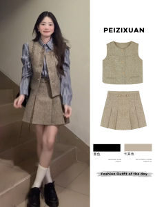 PEIZIXUAN | Đầm Suit Phong Cách Preppy Hàn Quốc