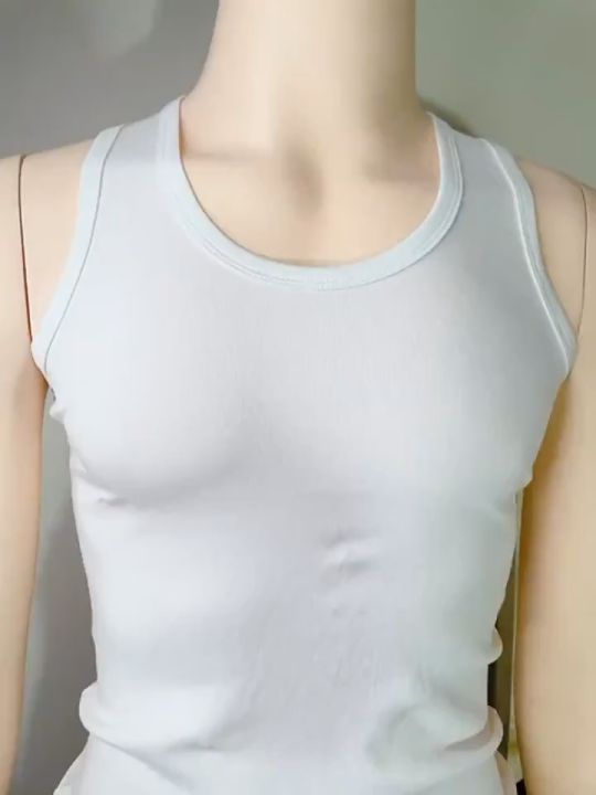 Áo Lót Nam Cotton Có Tay Mặc Ở Nhà cotton cao cấp dệt kim