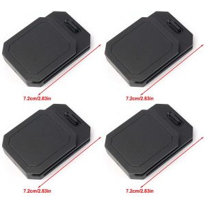 1/4 cái kẹp dây an toàn điều chỉnh đai an toàn xe hơi đai an toàn bảo vệ kẹp khóa đai an toàn vai và cổ bảo vệ cổ chống trượt khi lái xe thoải mái
