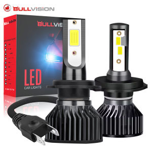 2Pcs H7 LED H11 H4 9003 H1 H3 H8 HB3 HB4 HIR2 9005 9006 9012 Car Headlight Bulbs 6000K COB Car Lights 30000LM 300W 12V Turbo Fan