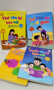 Sách Bìa Cứng Đồng Dao Truyện Thơ Cho Bé Học Nói Không Thấm Nước