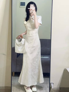ZHENMANZI | Summer Stylish Chinese Style Modified Cheongsam Long Dress