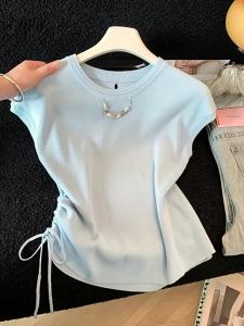 Shaping Slimming T-Shirt Round Neck Yellow
