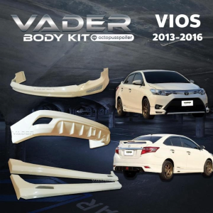 ชุดแต่งรถยนต์รอบคัน หน้า หลัง ข้าง VIOS 2013-2016 ทรง WORRIOR งานไทยเข้ารูปติดตั้งง่ายพลาสติก ABS (บรรทัดที่ 1)