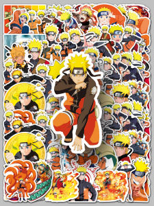 Decorative Naruto Nine-Tails Q Version Stickers Waterproof Adhesive Decals for Luggage Helmet Power Bank Mobile Phone Case