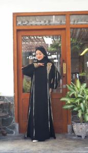 gamis pesta mewah elegan kondangan abaya turkey abaya taris
