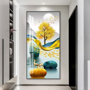 ZHIZHOU | Modern Minimalist Luxury Entrance Corridor Decorative Painting