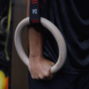 Wooden Gymnastic Rings | Adjustable Straps – CrossFit Calisthenics Strength Training