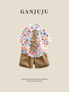 BOGUXIONG | Resort Style Boys Shirt Set