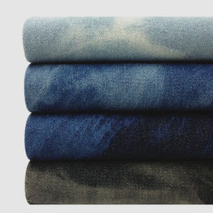 คลาสสิกล้างหนา เดนิม ผ้ามัดย้อม กางเกงยีนส์ เสื้อแจ็คเก็ต ผ้าคลุมโซฟา เดนิม วัสดุบ้าน DIY หัตถกรรมรูปแบบเรขาคณิต สไตล์เกาหลี