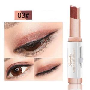 ❤️SG SELLER❤️Two tone eye shadow stick lazy eyeshadow stick double color eyeshadow pen waterproof easy to wear long-lasting eyeshadow