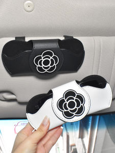 Car Glasses Clip Creative Magnetic Suction Sunglasses for Car Card Clamp Multifunctional Glasses Case Holder Sun Visor Storage Fantastic