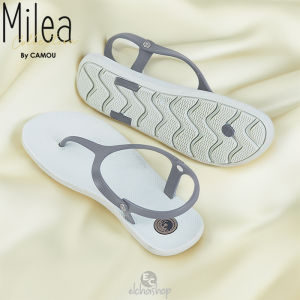 CAMOU MILEA EARLGREY Sandal Jepit Tali Wanita Terbaru Remaja Kekinian Sandal Flipflop Modis Cantik Teplek Flat Wanita Karet Model Terkini Sandal Karet Cewek Sandal Karet Perempuan