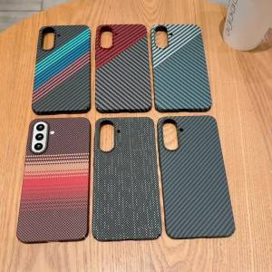 ForMagsafe Magnetic Carbon Fiber Case For Samsung S26 S25 S24 S23 S22 Note 20 Ultra 10 Plus A17 A56 A16 A55 A15 Plastic Cover