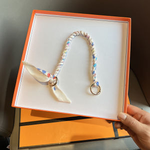 Suitable for H Small Bag Silk Scarf Braid Chain Accessories Handbag Strap Replacement Shoulder Crossbody Underarm Hand Carrying