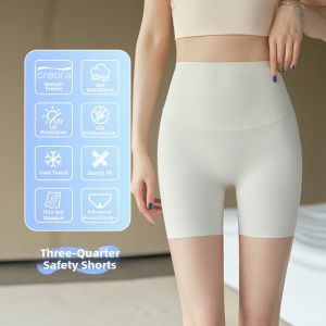 ASran | High Waist Slimming Anti-peek Shark Shorts for Workout Yoga