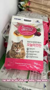 [1kg] Hạt thức ăn quốc dân cho mèo thơm ngon Todays Dinner nhập Hàn Quốc