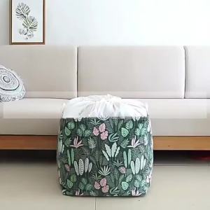 Extra Large 100/150L Waterproof Foldable Drawstring Dirty Clothes Laundry Basket Toy Storage Bag Bakul Bekas Baju