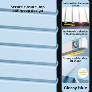 Puncture-Free Privacy-Protecting Sunscreen Venetian Blind