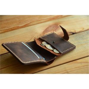 Dompet Kulit Pria 3/4 Minimalis Full Kulit Handcrafted Eklusif