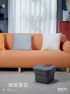 Chậu ngâm chân gấp gọn có điều khiển từ xa massage điện giữ nhiệt tự động tạo bọt khí phù hợp sử dụng tại nhà