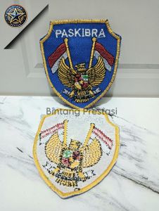 BED BADGE LOGO PASKIBRA BORDIR/EMBLEM PASKIBRA BORDIR