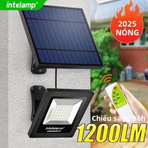 Đèn Năng Lượng Mặt Trời Siêu Mạnh Đèn Tường Ngoài Trời 2025 Siêu Sáng Chống Nước IP65 Đèn Đường LED Cho Sân Vườn Hiên Nhà Lối Đi Nhà Để Xe