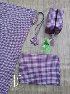 Mukena katun kotak Alvina Series