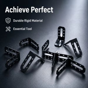 25PCS Tile Leveling System Male Angle Clips for Floor Wall Tile Leveler Spacers Locator Adjuster Put Building Tools