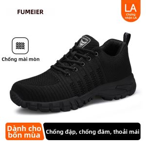 GUYISA | Giày Bảo Hộ Chống Đâm Xuyên Cách Điện Bọc Thép