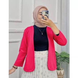 BLAZER SCUBA JAKET KEKINIAN outer rompi outfit