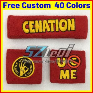 New Wrist Sweatband For JOHN CENA Tennis Sports Wristband Volleyball Gym Wrist Brace Support Wrestling Sweat Band Towel Bracelet
