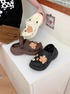 XIXITIAO | Dép Nữ Mùa Hè Đế Cao Thiết Kế Thỏ Dễ Thương