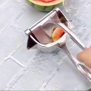 Shopimi Fruit Juice Squeezer Manual Juicer Orange Squeezer Household Fruit Juicer Kitchen Utensils Silver