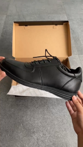 KHANS - Sepatu Formal Casual Pria - Persie Black