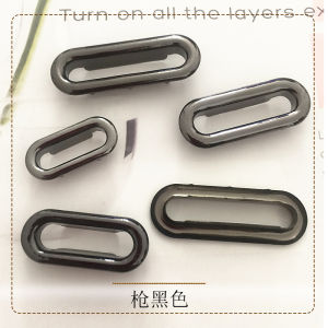 Thickened Copper Eyelets U-Shaped Long Air Eye Egg Shape Sofa Button Gift Bag Button Oval Phoenix Eye Button Sewing Accessories